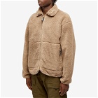 Wild Things Men's Boa Jacket in Taupe