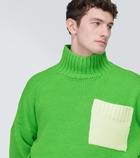 JW Anderson Patch Pocket turtleneck sweater