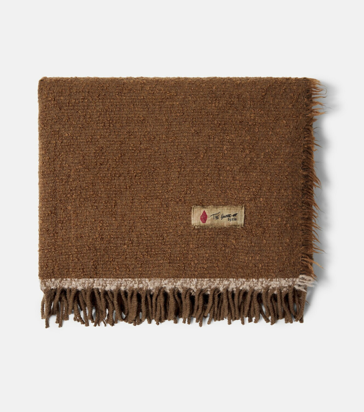The House of Lyria Garison alpaca, wool, and cashmere throw