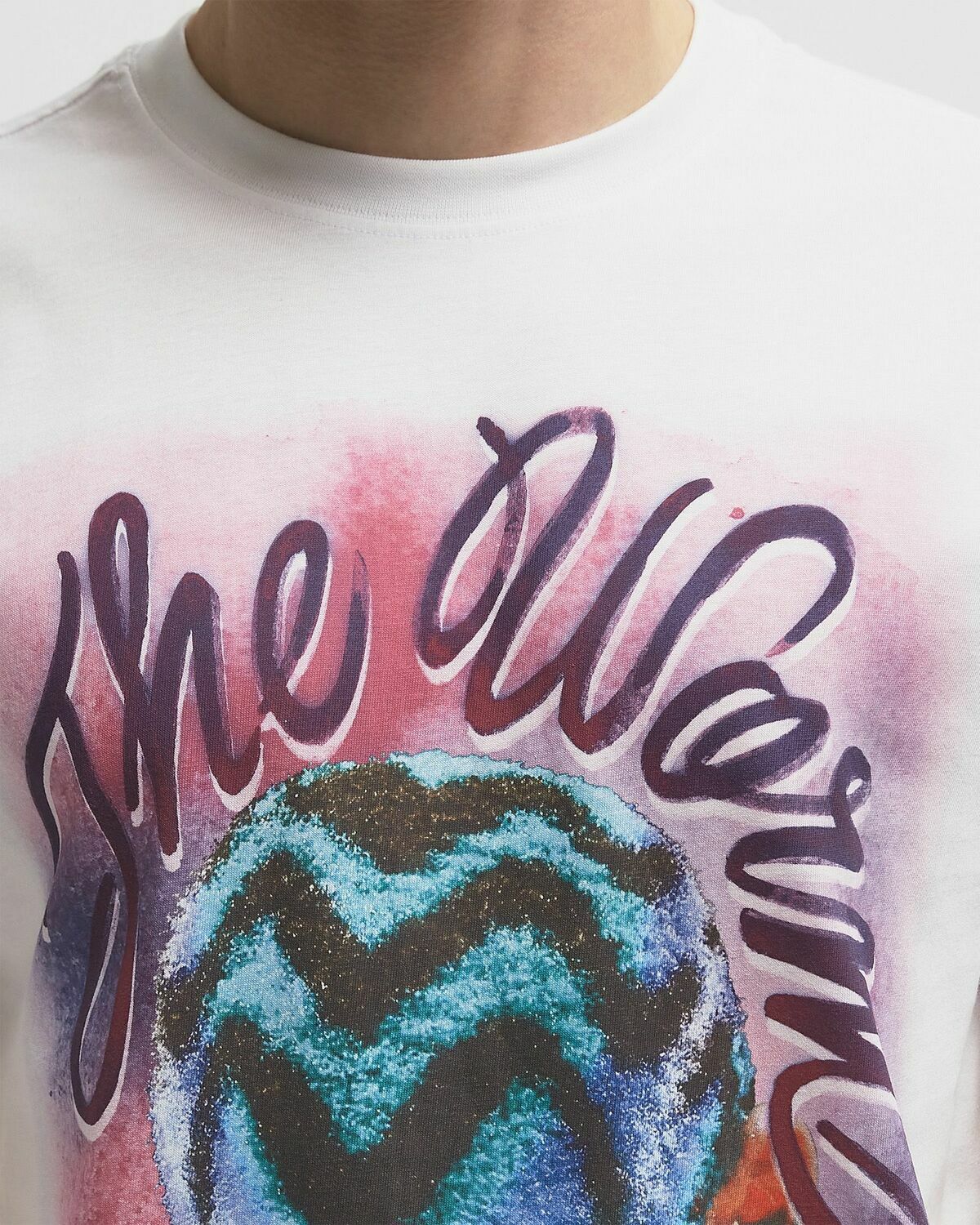 Mitchell & Ness NBA AIRBRUSHED TEE CHICAGO BULLS DENNIS RODMAN White Mens Shortsleefe