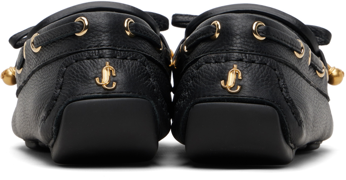 Jimmy Choo Black Manon F Loafers