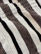 Missoni Home - Craig Striped Cotton-Terry Jacquard Robe - Black