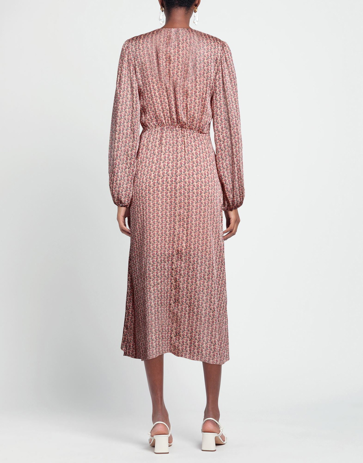 Maje Womens Midi dress Blush