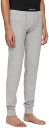 TOM FORD Gray Jacquard Long Johns