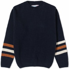 Garbstore Men's Boucle Sports Crew Sweat in Navy