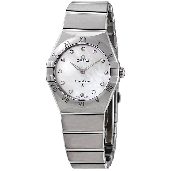 Photo: Omega Constellation Manhattan Diamond Mother of Pearl Dial Ladies Watch 131.10.28.60.55.001