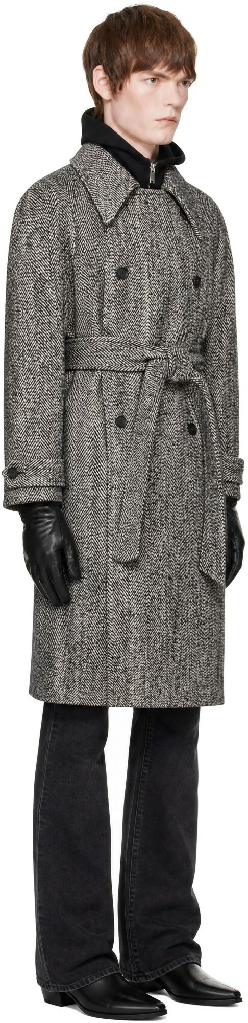 EGONlab Gray Structured Coat