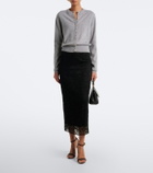 Dolce&Gabbana Embellished cashmere cardigan