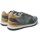 Brunello Cucinelli - Suede and Leather Sneakers - Gray