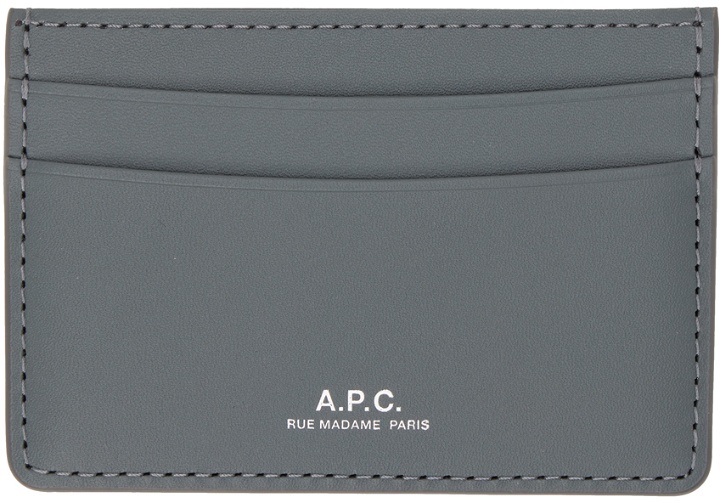 Photo: A.P.C. Gray André Card Holder