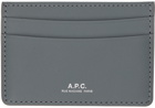 A.P.C. Gray André Card Holder
