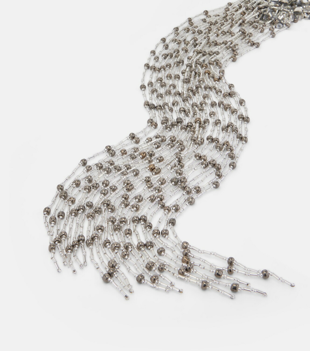 Dries Van Noten Embellished fringed necklace