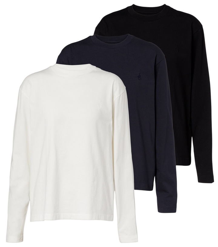Photo: Jil Sander Set of 3 cotton jersey T-shirts