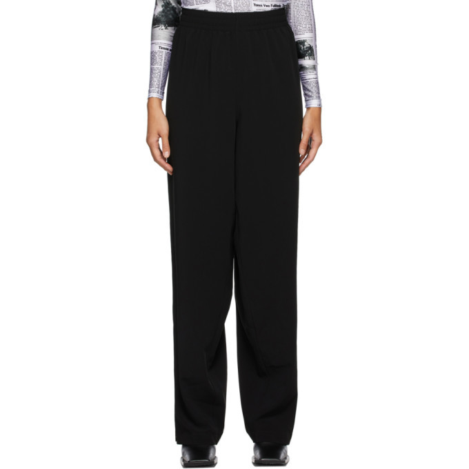 Balenciaga Black Snapped Lounge Pants Balenciaga