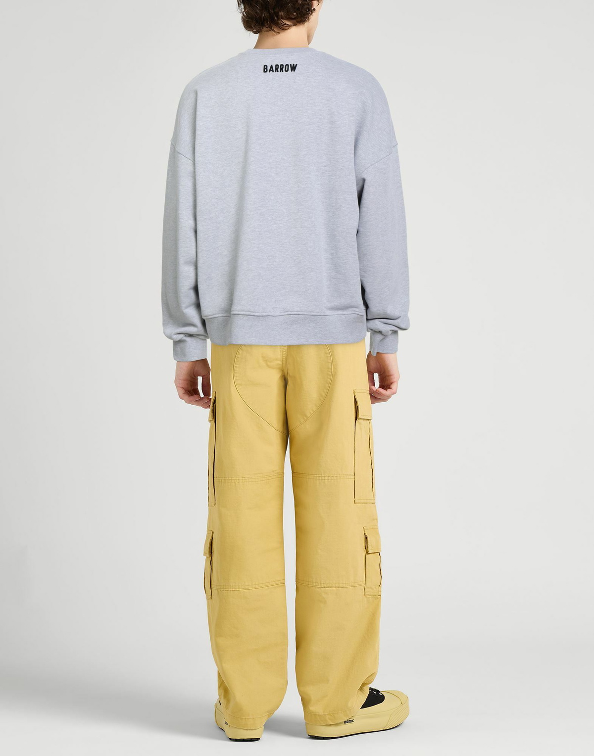 Barrow Mens Sweatshirt Light in Grey
