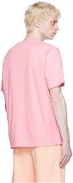 Maison Kitsuné Pink Hotel Olympia Edition Varsity T-Shirt