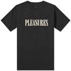 Pleasures Men's Tickle Logo T-Shirt in Black