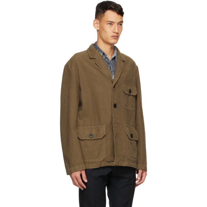 Dries Van Noten Brown Bolt Jacket Dries Van Noten