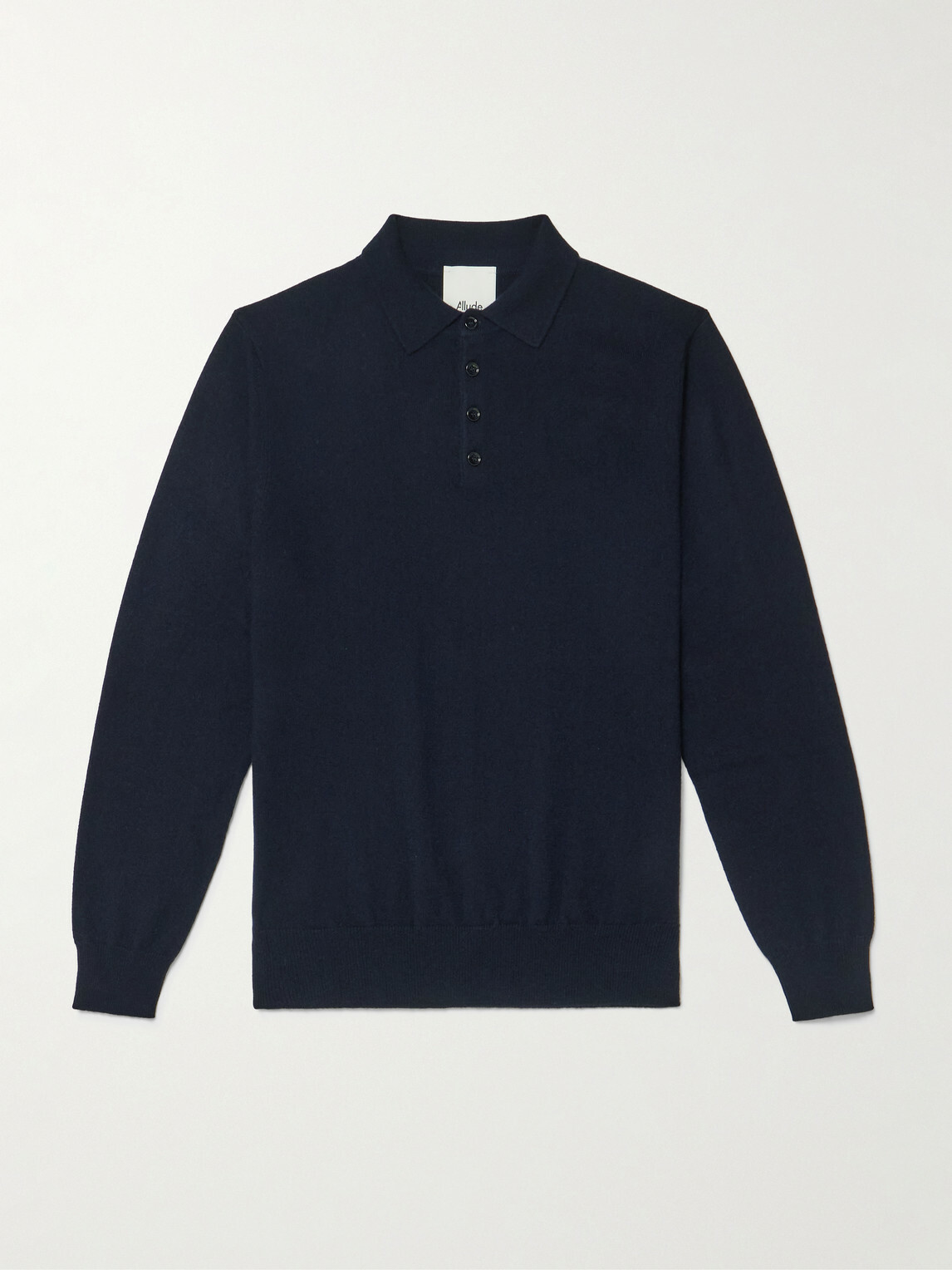Allude - Cashmere Polo Shirt - Blue