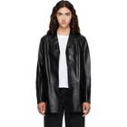Loulou de Saison Black NARI Straight Leather Jacket