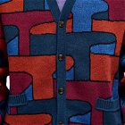 By Parra Men's Crayons All Over Knit Cardigan in Multi