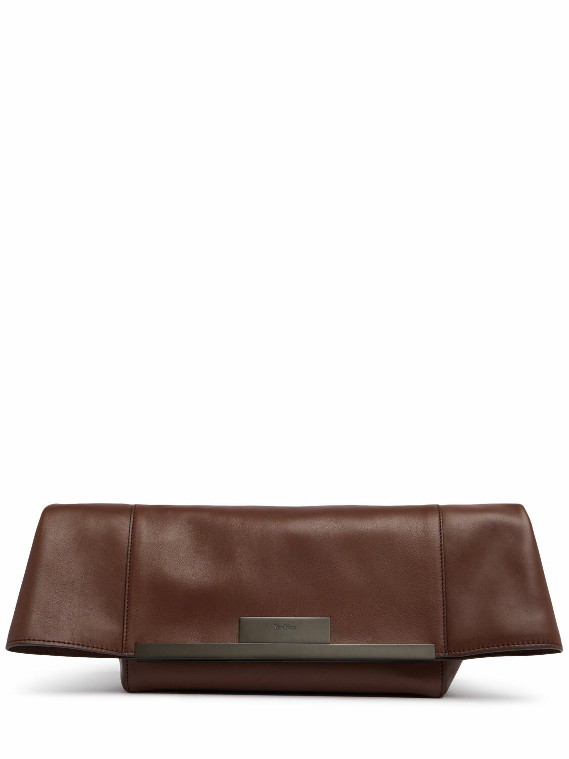 【Max Mara】CLASPS EXTRA-SMALL LEATHER CLUTCH BAG Max Mara MAXMARACLASPXS Extra-small leather clutch bag