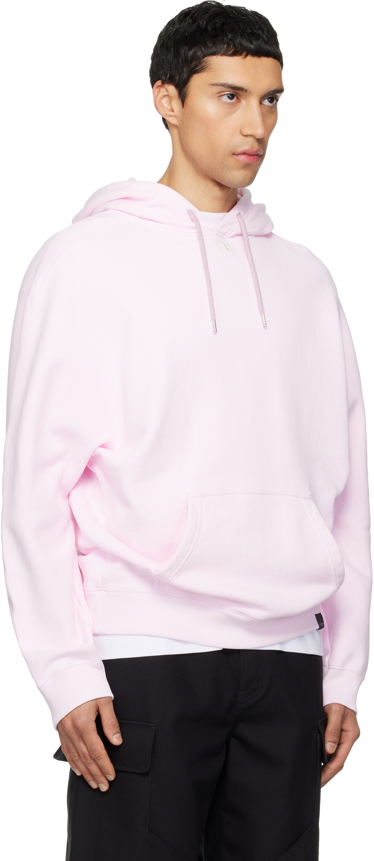 Courrèges Pink Oversized Hoodie