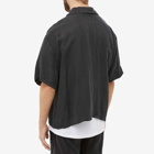 MKI Men's Cupro Vacation Shirt in Black