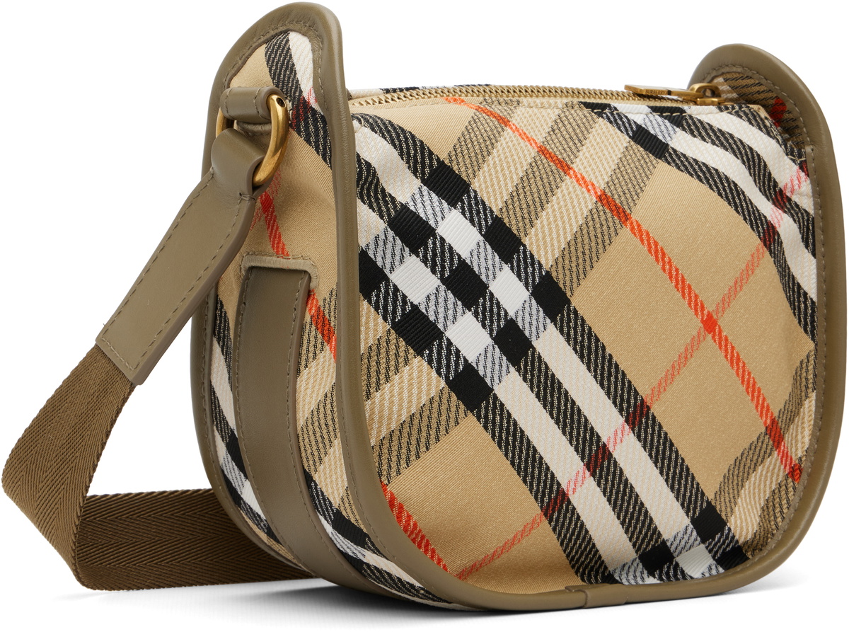 Burberry Beige Mini B Clip Messenger Bag