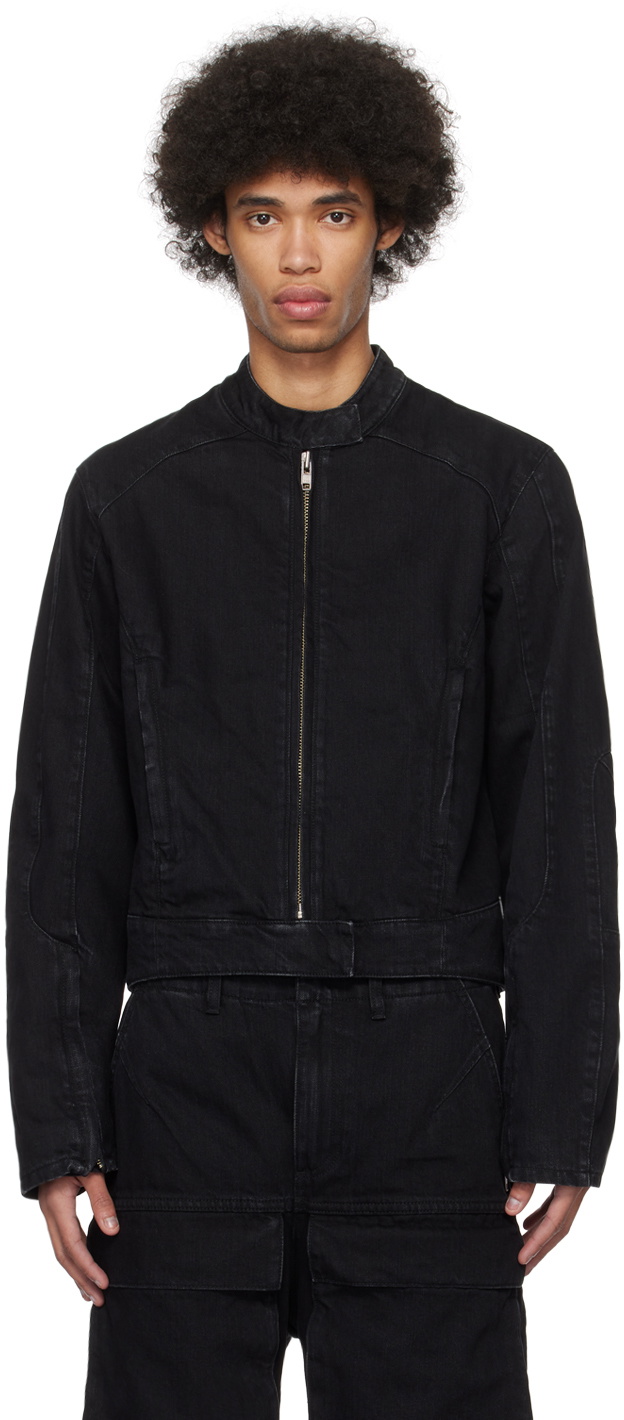 ジャケット・アウター entire studios / MOTO DENIM JACKET moto denim jacket surface wave – entire studios