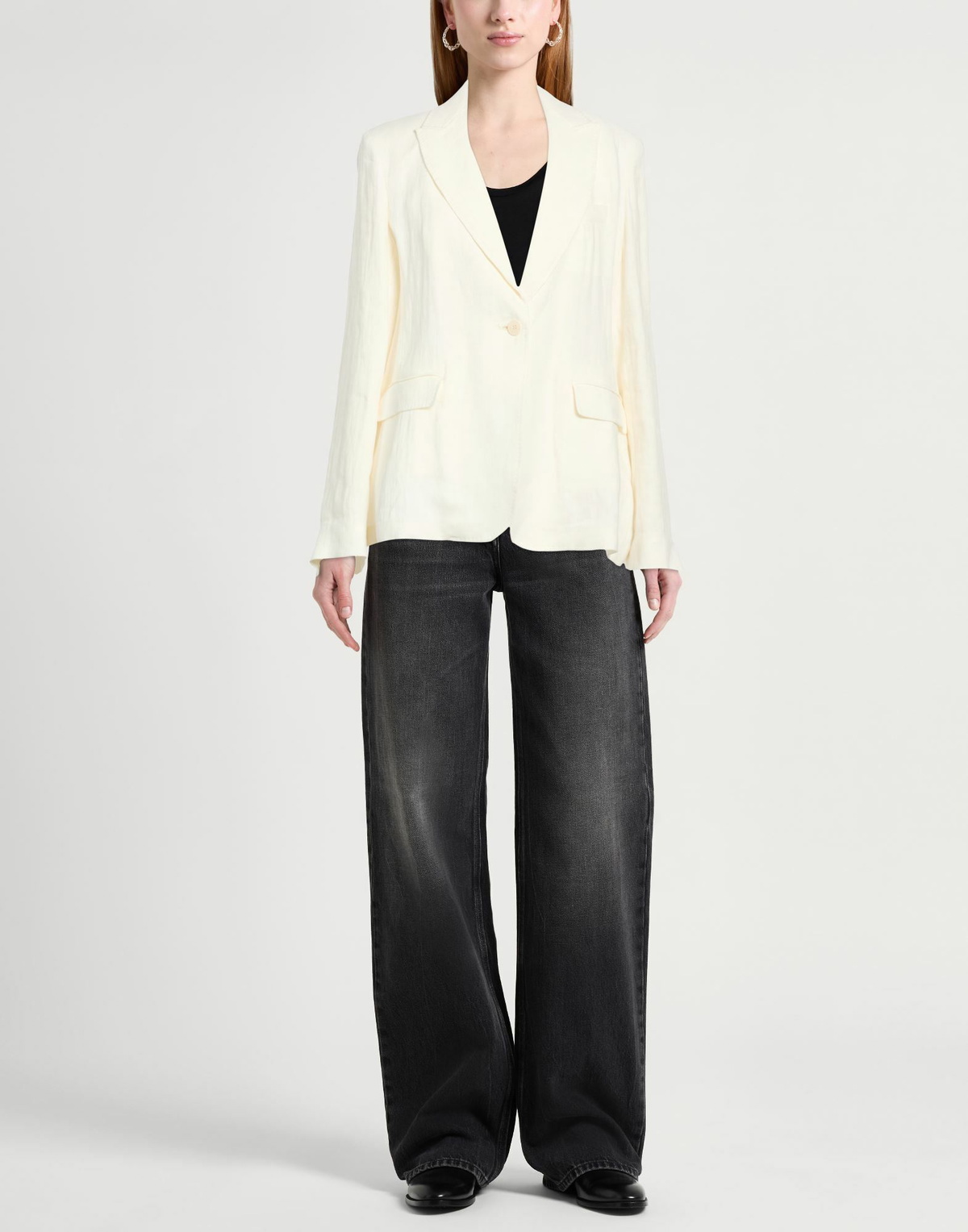 Weekend Max Mara Womens Blazer Cream