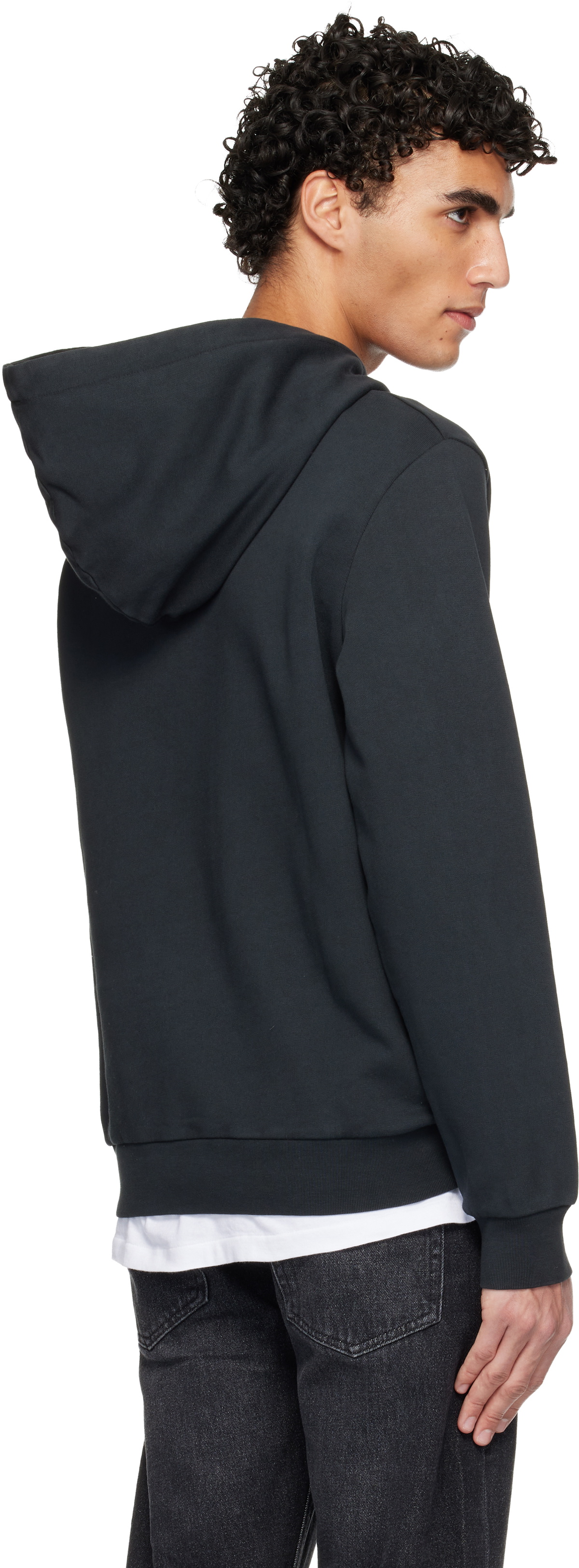 A.P.C. Black Standard Grand 'VPC' Hoodie