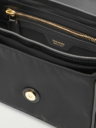 TOM FORD - Leather-Trimmed Recycled-Nylon Messenger Bag