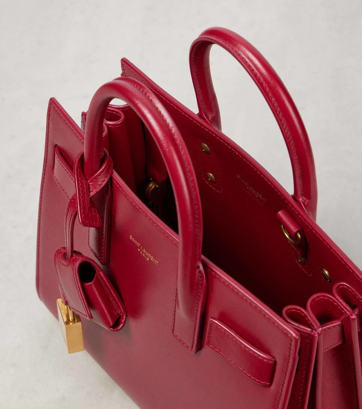 Saint Laurent Sac De Jour Nano leather tote bag