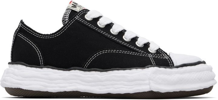 Photo: Maison MIHARA YASUHIRO Black Peterson23 OG Sole Canvas Low-Top Sneakers