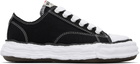 Maison MIHARA YASUHIRO Black Peterson23 OG Sole Canvas Low-Top Sneakers