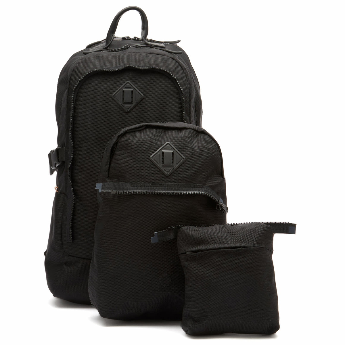 バッグ Hender Scheme module back pack 26L Hender Scheme Module Backpack - 26L in Black/Natural Hender Scheme