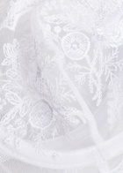 Simone PÉRÈLE Intrigue Embroidered Half-cup bra White