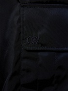 OFF-WHITE Ow Embroidery Nylon Cargo Pants