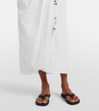 SIR Azura cotton wrap skirt