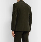 Richard James - Dark-Green Slim-Fit Cotton-Corduroy Suit Jacket - Dark green