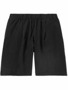 The Frankie Shop - Leland Straight-Leg Bemberg™ Shorts - Black