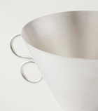 Natalia Criado Vaso silver-plated metal vase