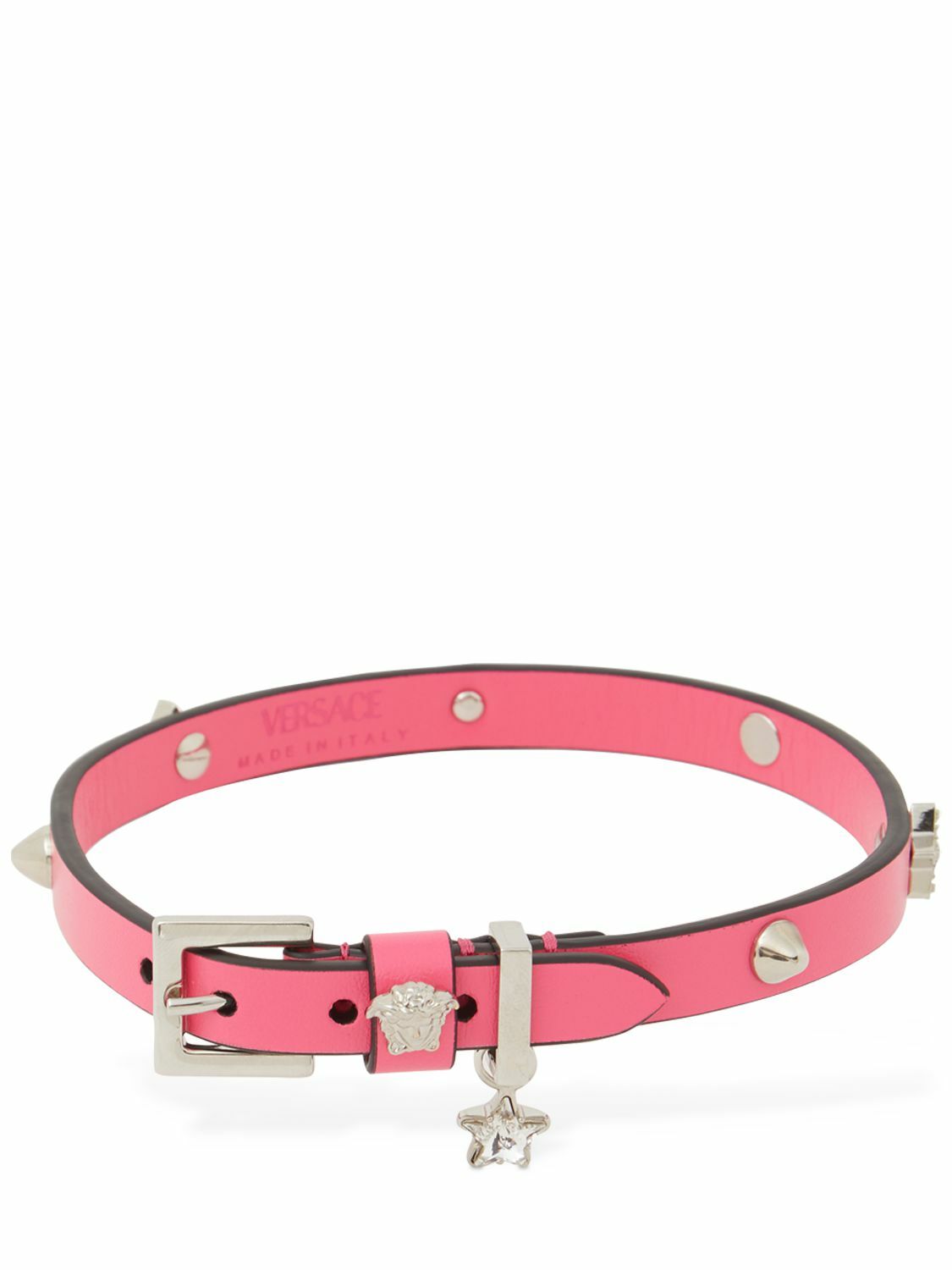 VERSACE - Medusa Adjustable Leather Choker