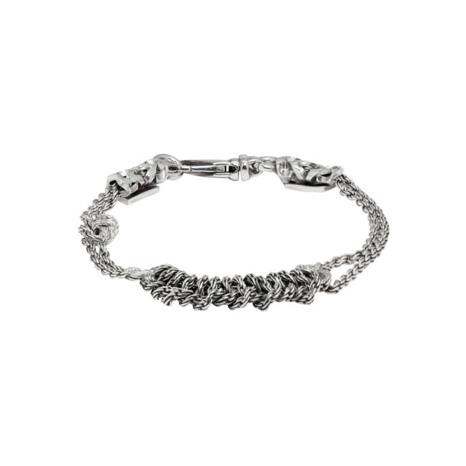 Photo: Emanuele Bicocchi Silver Crochet Bracelet