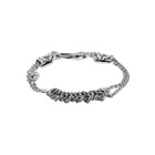 Emanuele Bicocchi Silver Crochet Bracelet