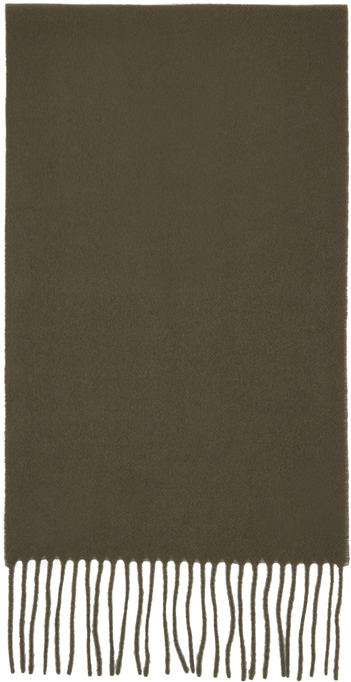 Filippa K Brown Fringed Scarf