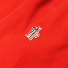 Moncler Grenoble Men's Tricolour Half Zip Fleece in Red