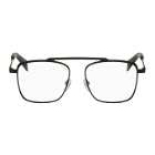 Yohji Yamamoto Gunmetal Single Piece Glasses