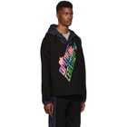 Opening Ceremony Black Nylon Hybrid Hoodie